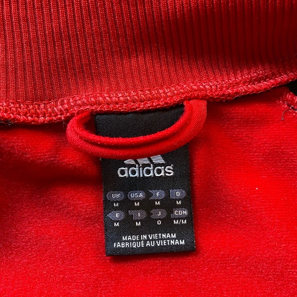 Adidas Red and Black Firebird Jacket - Picture 8 of 11